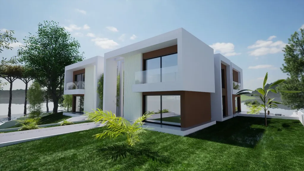 Architect-designed villa in Soltróia surrounded by pine forest